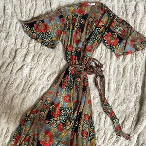 Karma highway wrap around dress